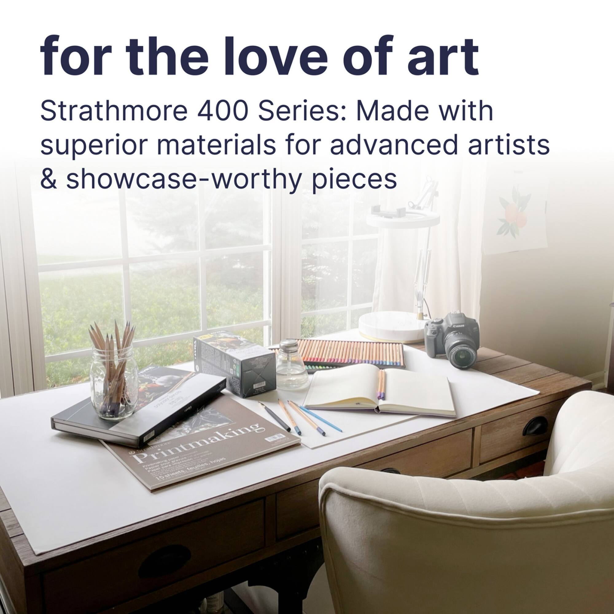 Strathmore Toned Sketch Paper Pad, 400 Series, 50 Sheets, 9" x 12
